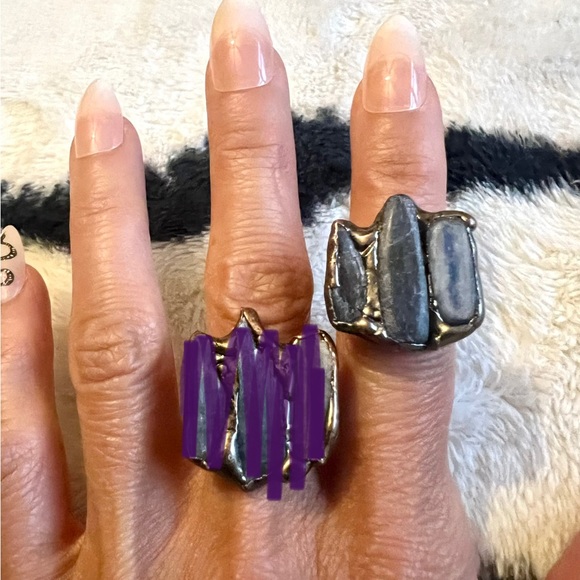 Kyanite Reiki Atttuneme Ring - Picture 7 of 9